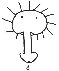 Der kleine Elephant hat Schnupfen :o(